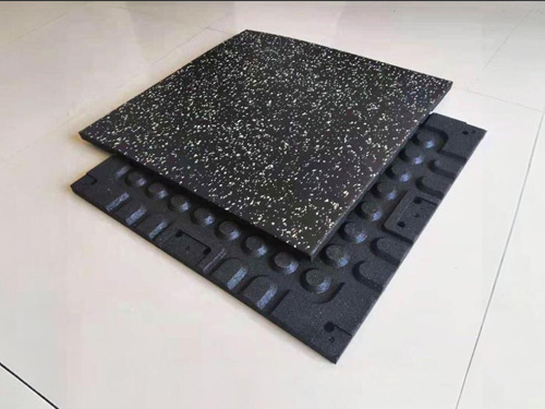 Ground rubber pad