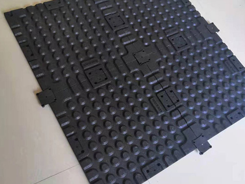 Ground rubber pad