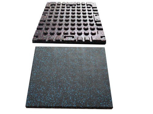 Ground rubber pad